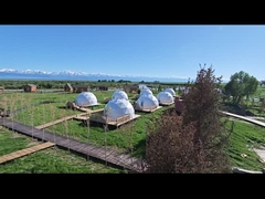 Hotel impermeable geodésico Glamping Cúpula Tiendas de campaña Casa con precio de fábrica en venta