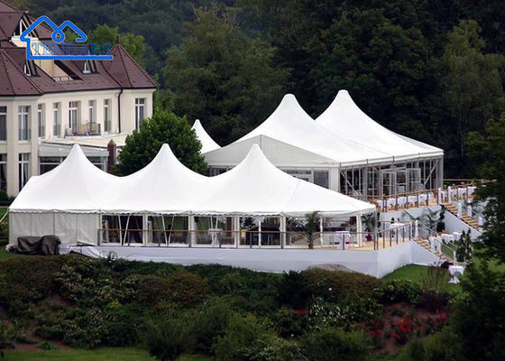 comprar Moda personalizada al aire libre Las mejores tiendas de campaña de bodas Eventos de bodas Carga de nieve anti-ultravioleta 0.3KN/m2 online manufacture