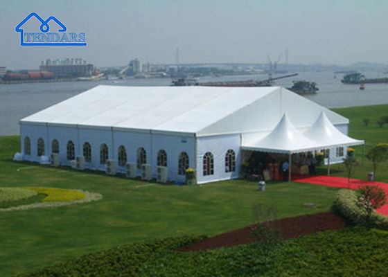 comprar OEM Tiendas de bodas de fiesta al aire libre Marquee con PVC ignífugo Marco Una tienda de campaña Casa online manufacture