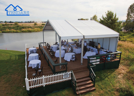 comprar Ocio Goft Blanco transparente Estructura de canopy de tejido de PVC tienda de fiesta online manufacture