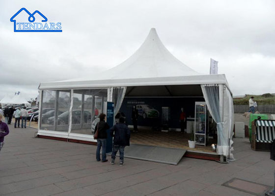 comprar Inodoro Blanco Resistente al viento Transparente Pagoda Fiesta Alto Pico Tiendas para Eventos online manufacture