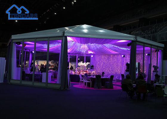 comprar Marco de aluminio reforzado 5x8m Tienda de aluminio de la pagoda Canopy ignífugo Pagoda Pico para reuniones de jardín #2086 Fabricación en línea