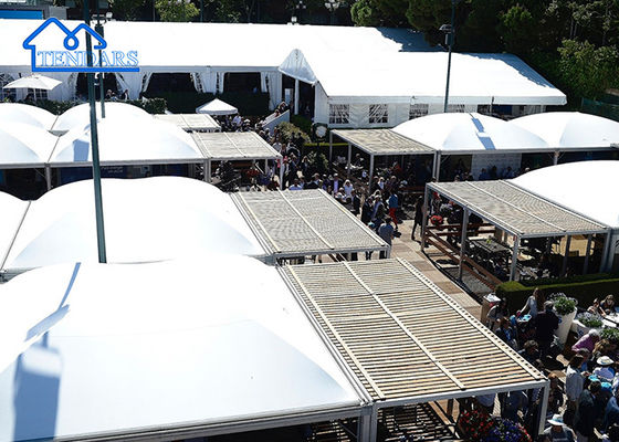 comprar Gran tienda de eventos de aluminio de arco blanco, gris, transparente o personalizado tienda de campo deportiva al aire libre online manufacture