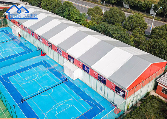 comprar 15x30m impermeable con membrana de PVC Salón de deportes Tienda de aleación de aluminio resistente al viento para estadios interiores Serie 145 Fabricación en línea