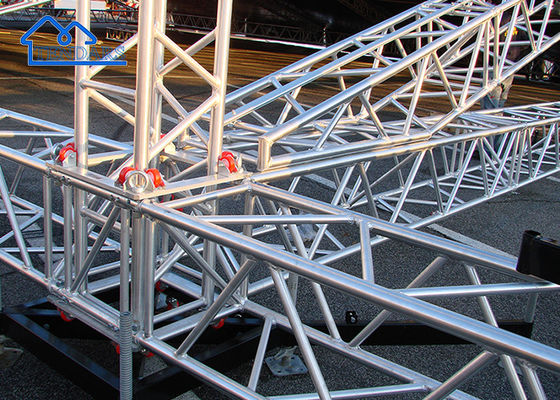 comprar Truss de iluminación de escenario de concierto de plata con forma de círculo triángulo cuadrado de aleación de aluminio online manufacture
