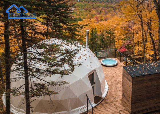 comprar Starry Sky Glamping Hotel Tent Respirante Inodoro Ligero Con Diseño de Cúpula Gran tienda de campamento de lujo online manufacture