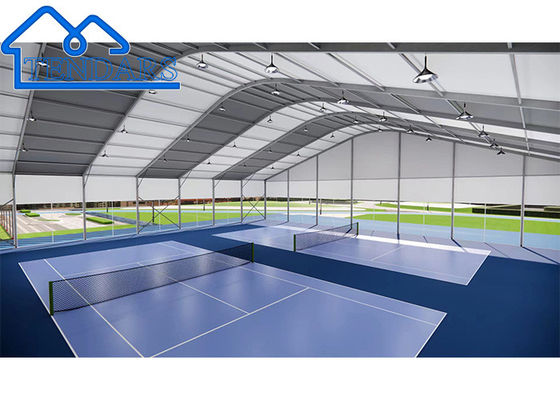 comprar 10x15m impermeable PVC de membrana sala de deportes tienda de campaña de aleación de aluminio pico alto para la cancha de tenis Fabricación en línea