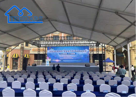 comprar Tejido PVC Pared marco de aluminio Lujo Eventos Tiendas de campaña Autolimpieza Para Ceremonia Comercial Festival Alquiler de carpas online manufacture