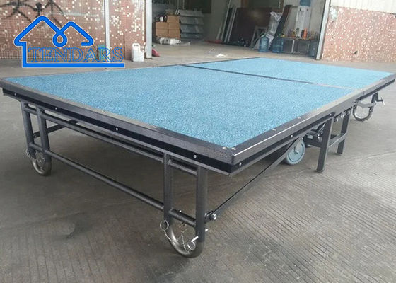 comprar Equipo de exhibición de aluminio ajustable portátil de acero escenario plataforma plegable de acero escenario para eventos al aire libre online manufacture