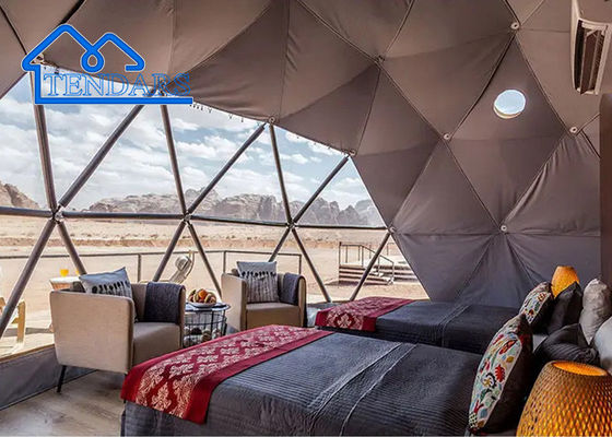 comprar Nuevo diseño Hotel de policarbonato Cúpula Tienda Glamping Modular Prefab PC Casa de Cúpula de Burbuja de Cristal para el Resort online manufacture