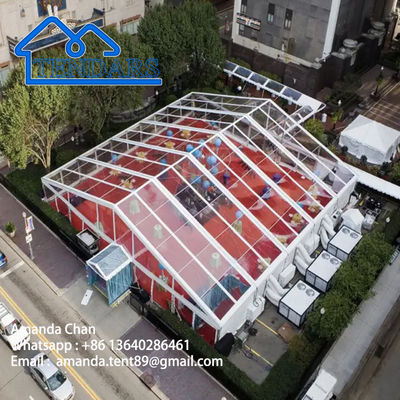 comprar Carpa moderna personalizada de gran calidad Hiang, carpa de moda transparente para fiesta de boda, carpa para boda Fabricación en línea
