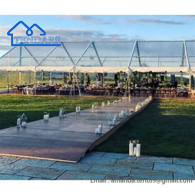 comprar Tenda de fiesta transparente a prueba de agua, resistente al fuego, resistente al sol, transparente para eventos al aire libre online manufacture