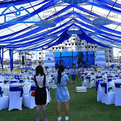 comprar Fácil de instalar en exteriores de aleación de aluminio impermeable Tienda de eventos de marca para la fiesta de bodas en venta online manufacture