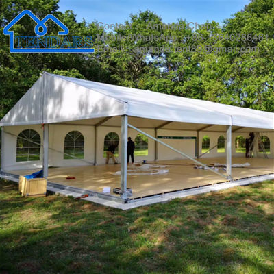 comprar Estructura de aluminio personalizada Almacén de almacenamiento resistente al fuego Tiendas de campaña grandes Tiendas de campaña para eventos Fabricación en línea
