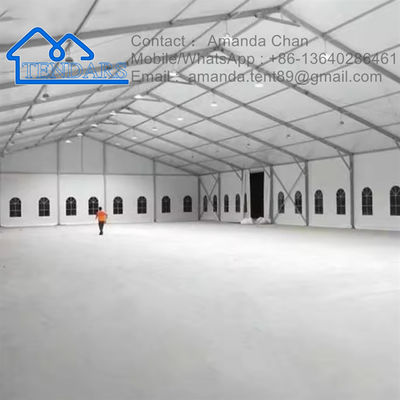 comprar Fuera de servicio pesado tamaño personalizado de aluminio impermeable PVC cubierta de carpa tienda de campaña para el almacenamiento online manufacture