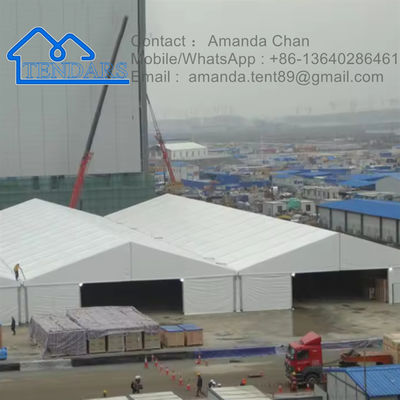comprar Gran capacidad de carga pesada de aleación de aluminio almacén carpa impermeable para almacenamiento Fabricación en línea
