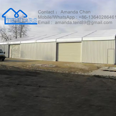 comprar En el exterior de alta calidad de trabajo pesado personalizado de almacenamiento permanente almacén tienda de campaña para taller online manufacture