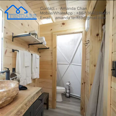 comprar Tenda de aluminio de PVC para acampar Hotel Resort Glamping Tienda de cúpula geodésica para eventos online manufacture