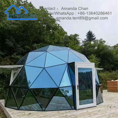 comprar Tiendas de campo de iglú en exteriores Tiendas de campo de vidrio Tiendas de campo con cúpula geodésica con baño online manufacture