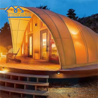 comprar Long Life Camping Luxury Glamping Shell Shape Hotel Tienda para Resorts al aire libre online manufacture