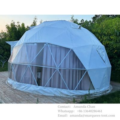 comprar Nuevo diseño personalizado, resistente a los rayos UV, resistente al óxido, para acampar, tiendas de campaña al aire libre de lujo con cúpula para acampar Fabricación en línea