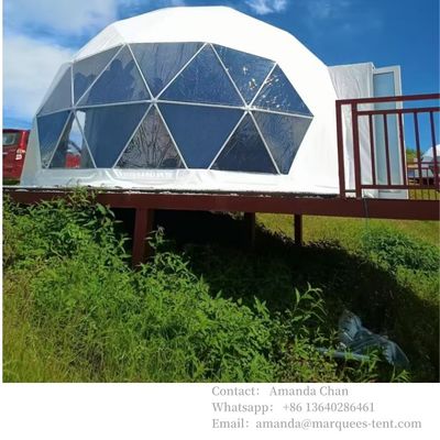 comprar Fuera impermeable al agua Hotel de lujo Dome Glamping tienda de campaña Resort Tensile con membrana de PVDF online manufacture