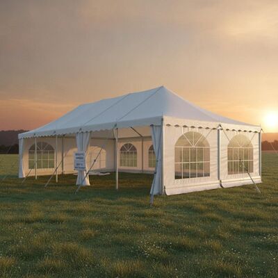 comprar Tendas de fiesta de gran envergadura de trabajo pesado de aleación de aluminio extrudido marco de la barra de tierra Kit Canopy estructura Fabricación en línea