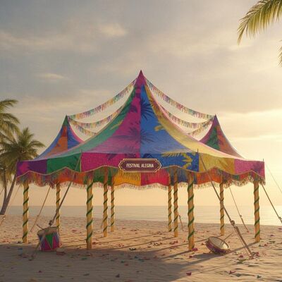 comprar Brasil Carnaval Festival Latino Fiesta Carpa Carpa Color vibrante Evento Samba Celebración Sudamericana Canopy Estructura Fabricación en línea