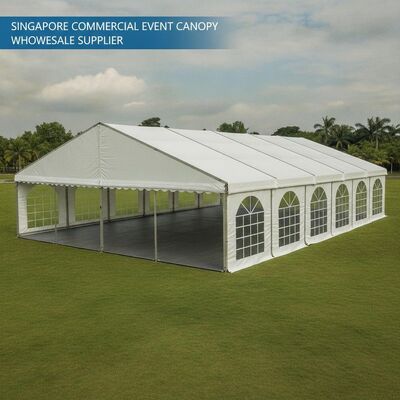 comprar Tenta de fiesta de PVC de trabajo pesado Marquee Tenta de aluminio marco de Singapur Canopy para eventos comerciales Fabricación en línea