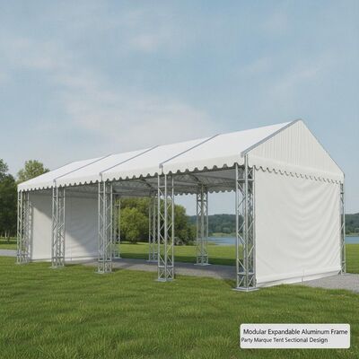 Comprar Diseño seccional de carpa de fiesta de aluminio modular expandible para el lugar de eventos en crecimiento Fabricación en línea