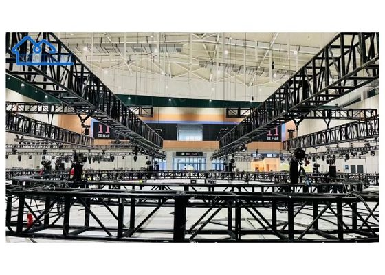 2m Sección de conexión de pernos de aluminio para escenarios de aluminio 6061-T6 Forma cuadrada de aluminio para escenarios de conciertos