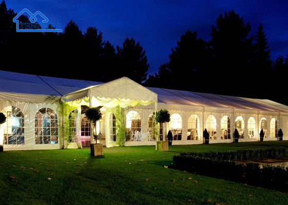 Estructura de aluminio del toldo del marco 6061 de las tiendas al aire libre grandes de la carpa del acontecimiento del PVC del palmo claro