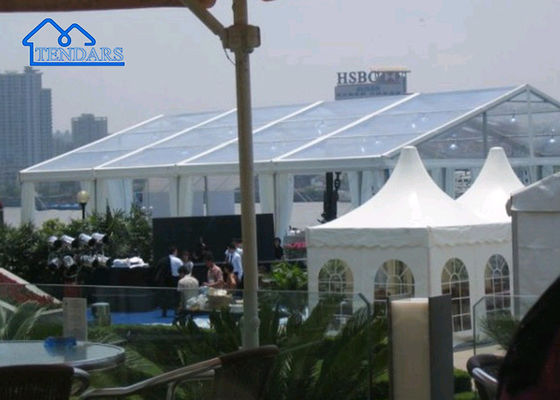 Carpa de boda resistente al agua Fastup, marco de aluminio, iluminación resistente, toldo de evento de lujo