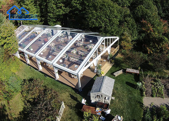 Estructura metálica carpas de bodas portátil estilo moderno con lados de PVC una tienda barata