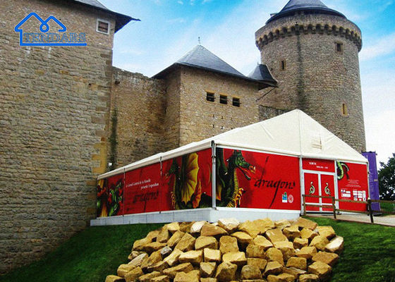 Tienda de eventos de lujo personalizada para bodas al aire libre Fiesta de la iglesia, festival, etc.