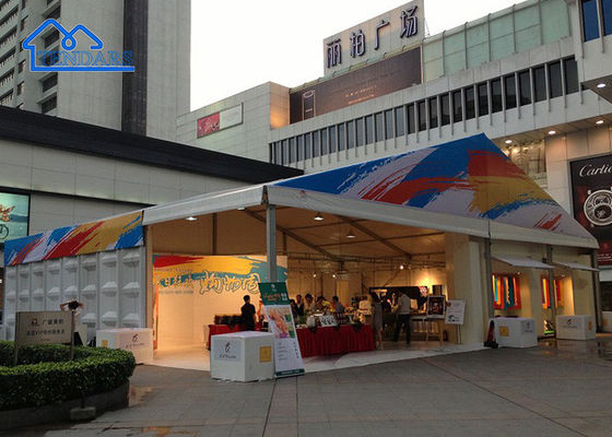 Tienda de campaña a prueba de viento a prueba de fuego impermeable personalizada al aire libre para eventos de Warehouse Storge para