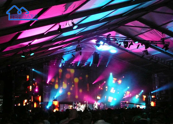 Aleaciones de aluminio, carpa de boda de marquesina de techo transparente personalizada de tela de PVC utilizada para carpa de eventos