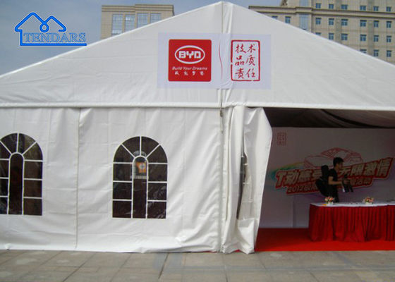 Resistente al viento, impermeable Tienda de canopy de tela de PVC blanco Tienda de fiesta exterior impermeable para la venta