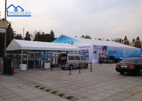 Carpa para eventos a prueba de fuego al aire libre, carpa de aluminio de lujo para ferias comerciales, carpa grande para eventos de bodas