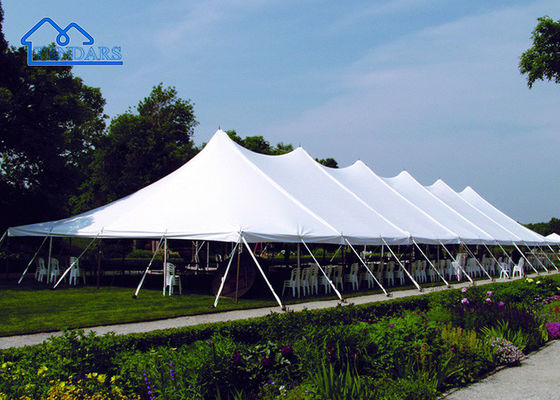 Tienda al aire libre de la carpa del acontecimiento de la lona del banquete de boda de poste del pico alto de las paredes laterales de la tienda del festival para