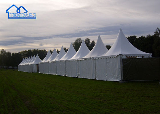 Precio de fábrica Exhibición de Pagoda a prueba de agua al aire libre personalizada Tienda de lona blanca a la venta