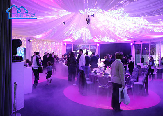 Estructura de toldo para eventos al aire libre, carpa grande blanca de PVC para fiestas, pagoda, carpa para bodas, marco de aluminio