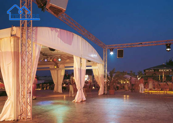 Tiendas de campaña de aluminio de arco grande para restaurantes, fiestas de bodas, eventos de bodas