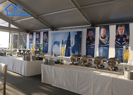 Cuadro de aluminio Marquee Arcum Tienda para 500 personas para banquetes de bodas y exposiciones de ferias comerciales