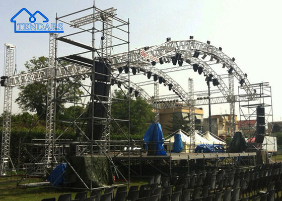 Fábrica de aluminio de aleación de suministro Eventos Estrutura de tramo de escenario ensamblar tramo de escenario tramo de aluminio