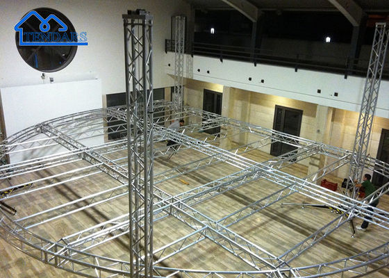 6082 T6 Armazón de escenarios de aluminio para eventos Tecnología Feria de comercio Construcción Salón de exposiciones