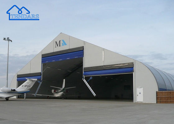 Cuadro de aluminio para exteriores Estructura fuerte cubierta industrial de PVC carpa curva Almacenamiento, fiesta de bodas, aeropuerto, etc.