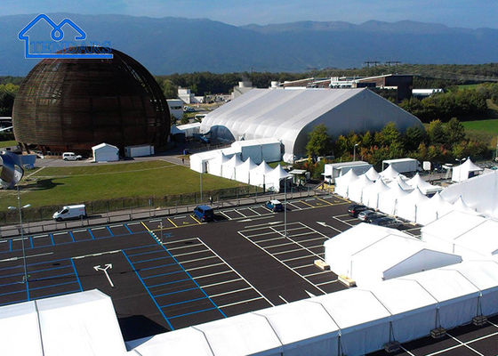 Tiendas de campaña de aluminio curvas personalizadas para eventos al aire libre