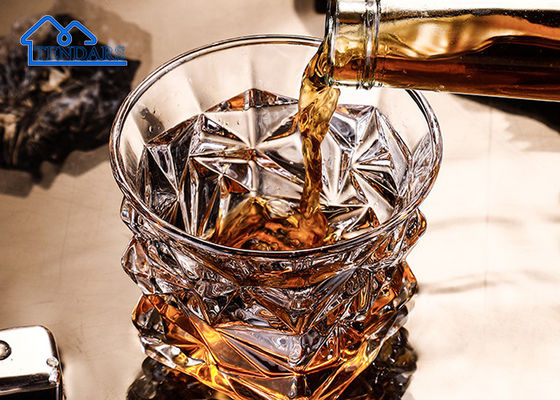 Copo de vidrio de licor de cristal libre de plomo claro para beber