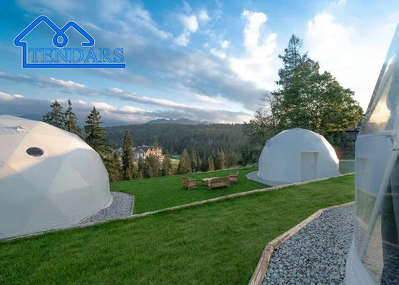 Protección comercial Tienda de cúpula de iglú de PVC UV combinada para actividades al aire libre